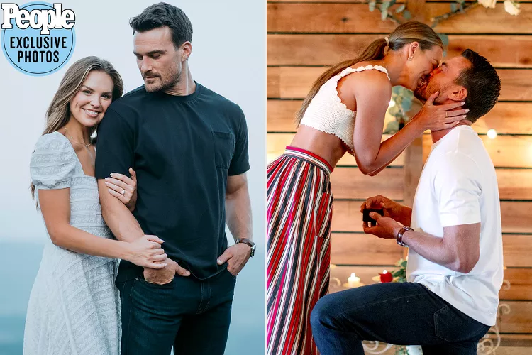 Bachelorette Alum Hannah Brown celebrated engagement at Bolt Farm Treehouse with fiancé Adam Woolard